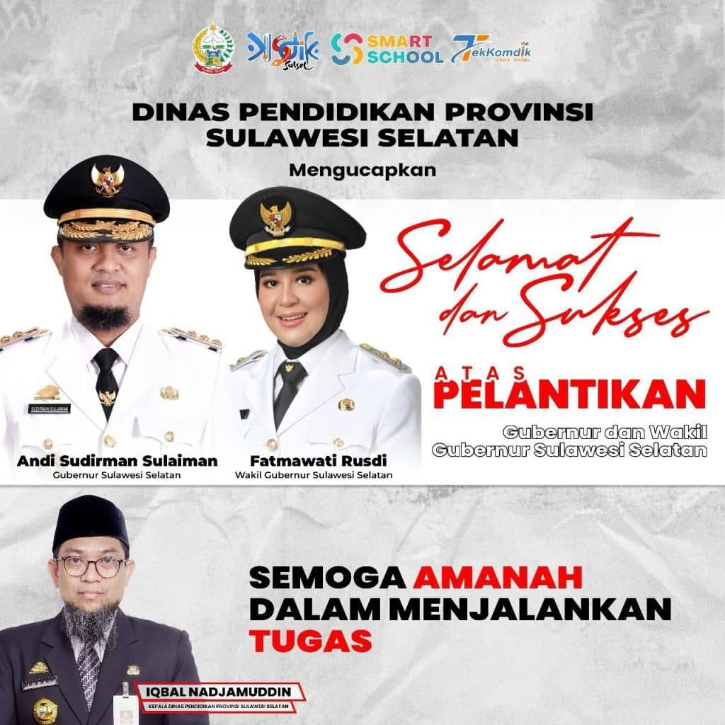 Kadisdik Sulsel Ucapkan Syukur atas Pelantikan Gubernur dan Wakil Gubernur Sulsel 2025-2030 1 img 20250219 wa00198238467109838394147