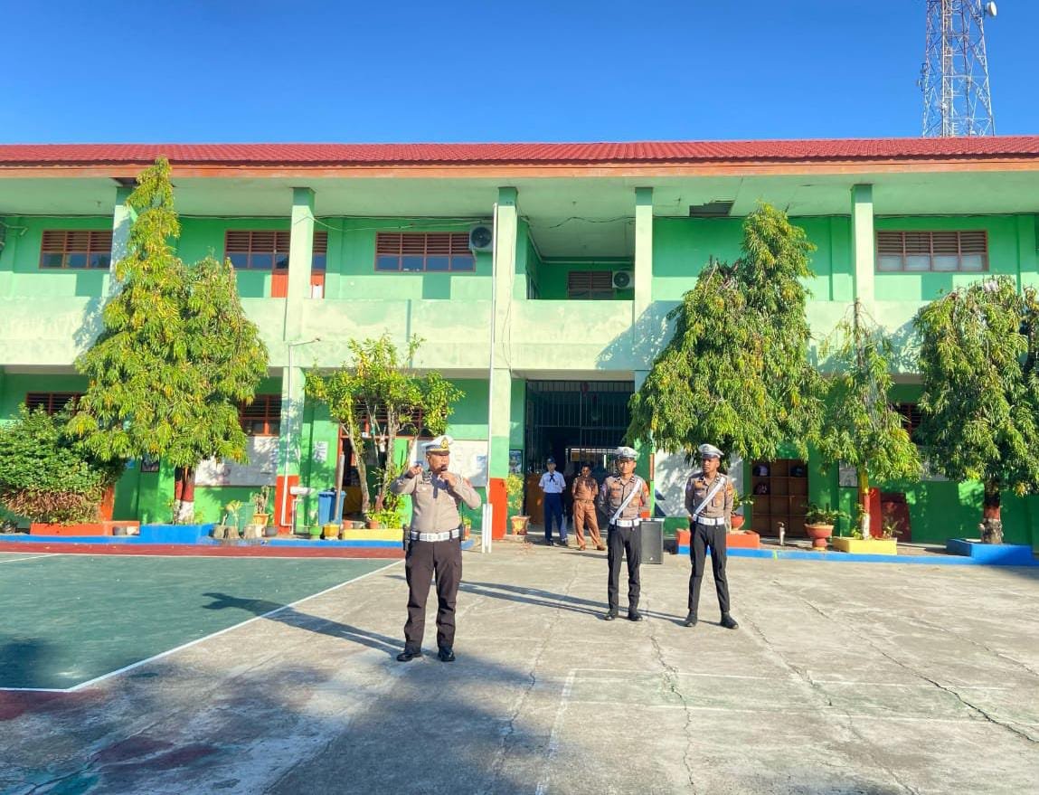 Sat Lantas Polres Selayar Goes To School, Ajak Siswa Tertib Berlalulintas