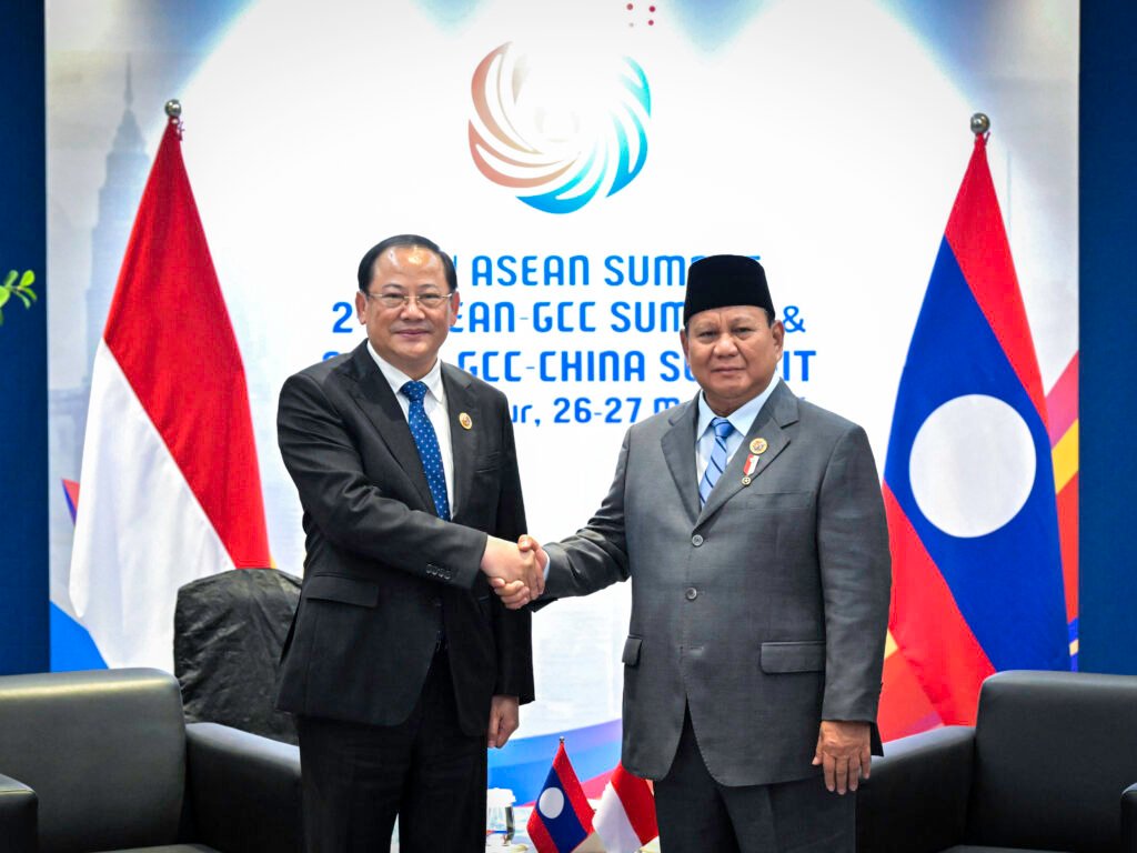 Bertemu PM Lao PDR Siphandone, Presiden Prabowo Bahas Upaya Peningkatan Sektor Perdagangan