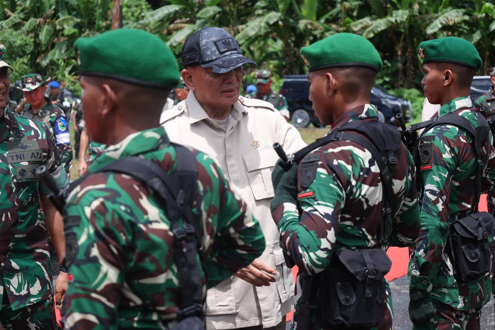 Menhan Sjafrie Dorong Penguatan Pendidikan Militer di Dodikjur Rindam XVIII/Kasuari